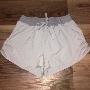 light blue athletic shorts